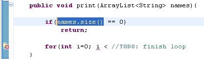 Extract local variable in incomplete method
