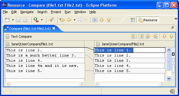 Compare Editor