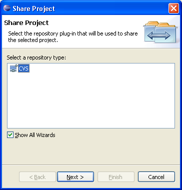 Sharing wizard